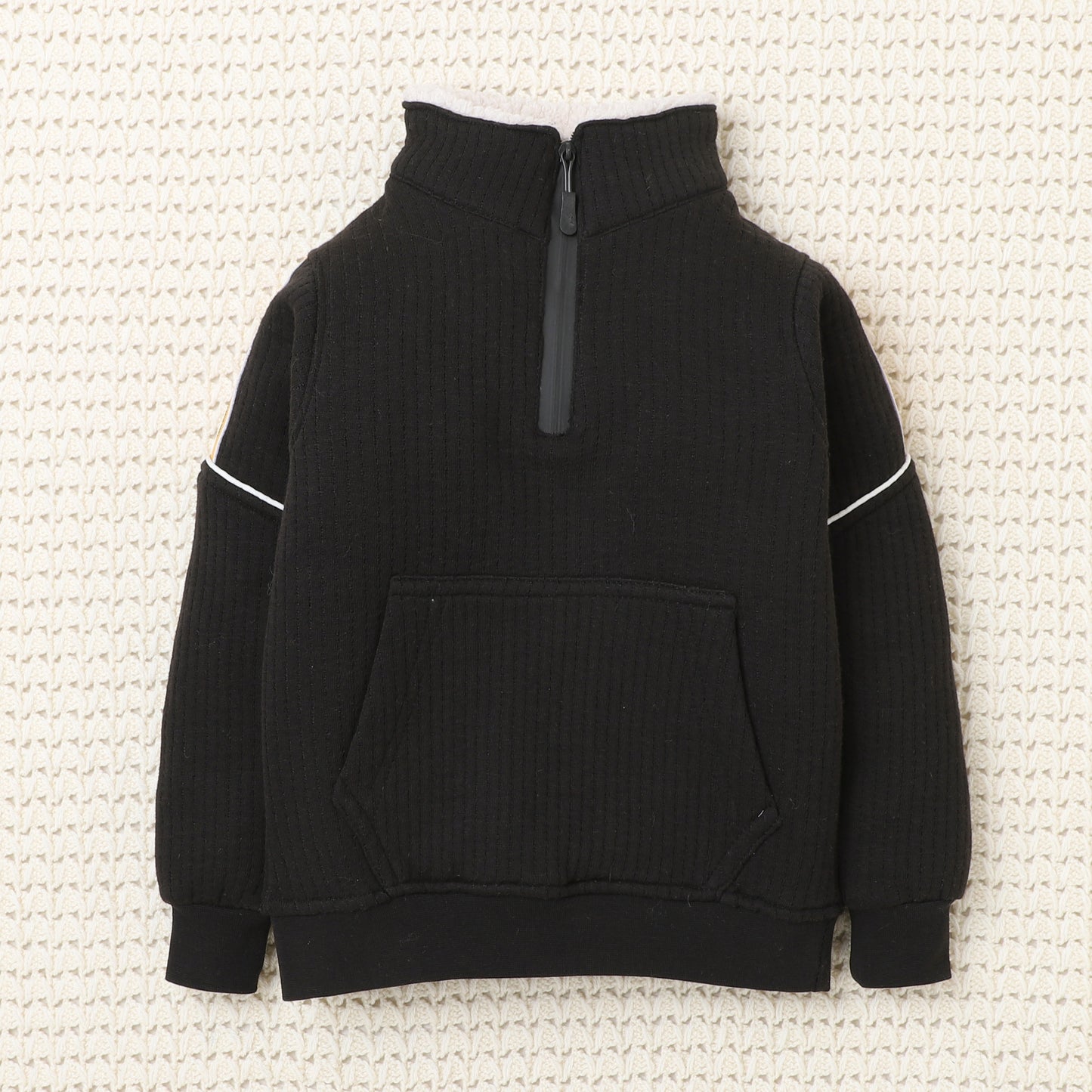 Boys Winter Co-Ord Set | Hoodie & Jogger Set for Kids | Warm Fleece Tracksuit with Zip Neck
