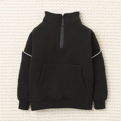 Boys Winter Co-Ord Set | Hoodie & Jogger Set for Kids | Warm Fleece Tracksuit with Zip Neck