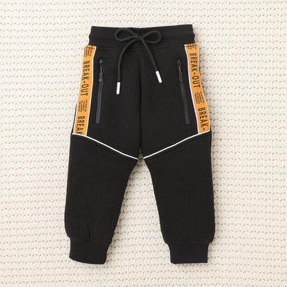 Boys Winter Co-Ord Set | Hoodie & Jogger Set for Kids | Warm Fleece Tracksuit with Zip Neck