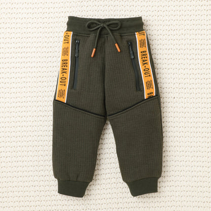 Boys Winter Co-Ord Set | Hoodie & Jogger Set for Kids | Warm Fleece Tracksuit with Zip Neck