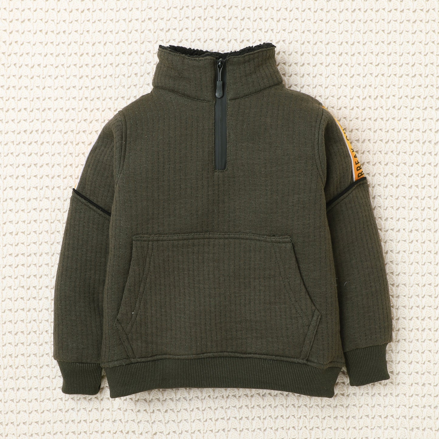 Boys Winter Co-Ord Set | Hoodie & Jogger Set for Kids | Warm Fleece Tracksuit with Zip Neck