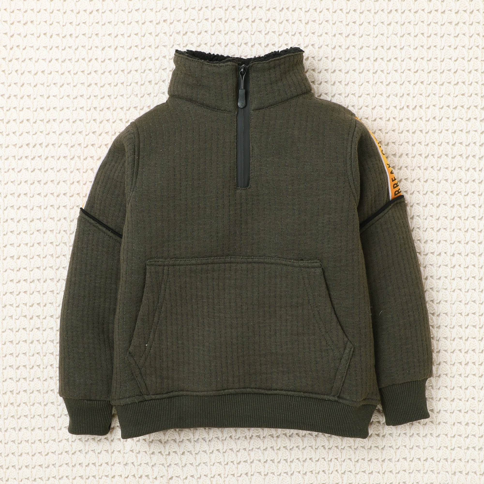 Boys Winter Co-Ord Set | Hoodie & Jogger Set for Kids | Warm Fleece Tracksuit with Zip Neck