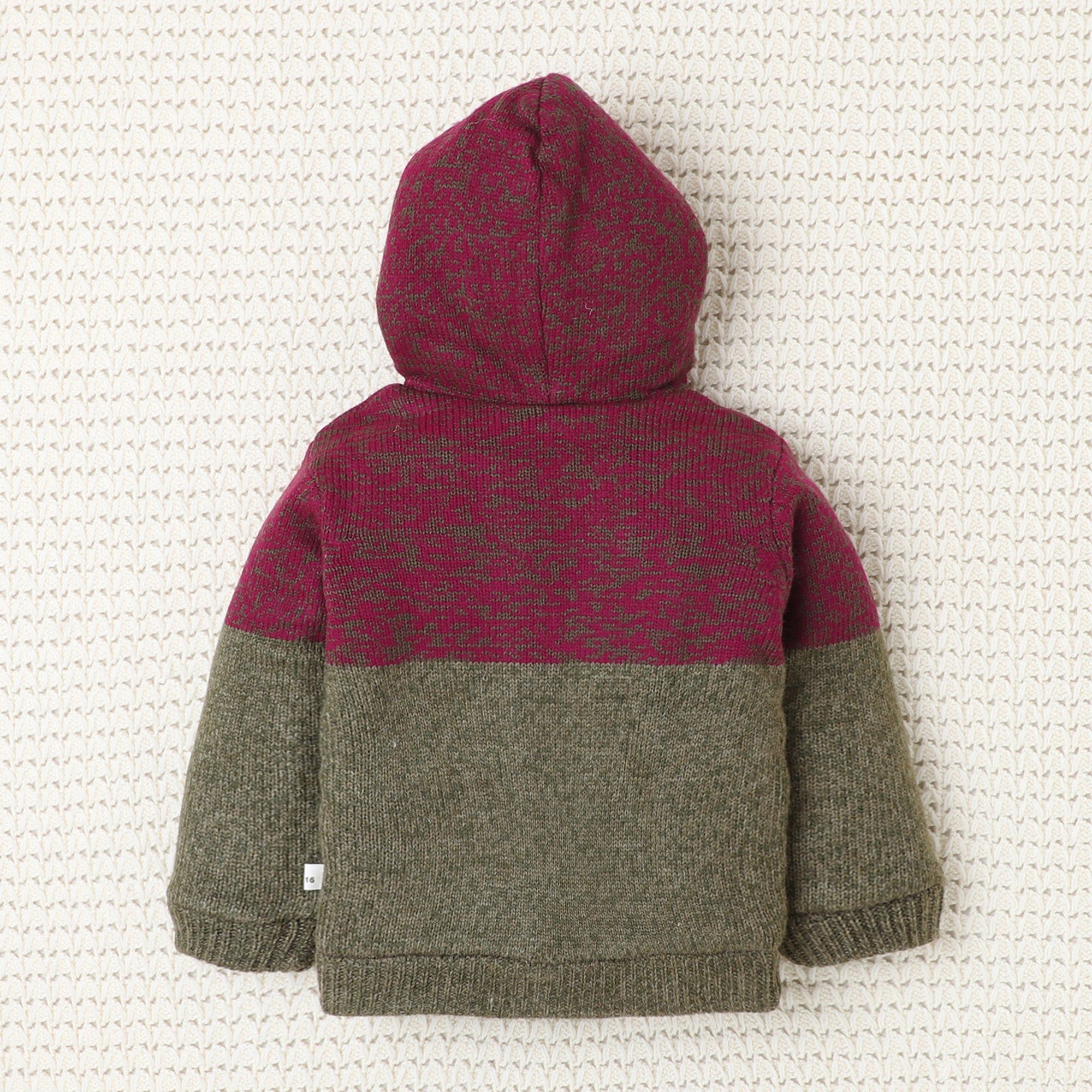 Boys Hooded Knit Zip-Up Sweater | Soft Warm Full Sleeve Winter Hoodie Jacket with Front Pockets | Cozy Kids Winter Wear