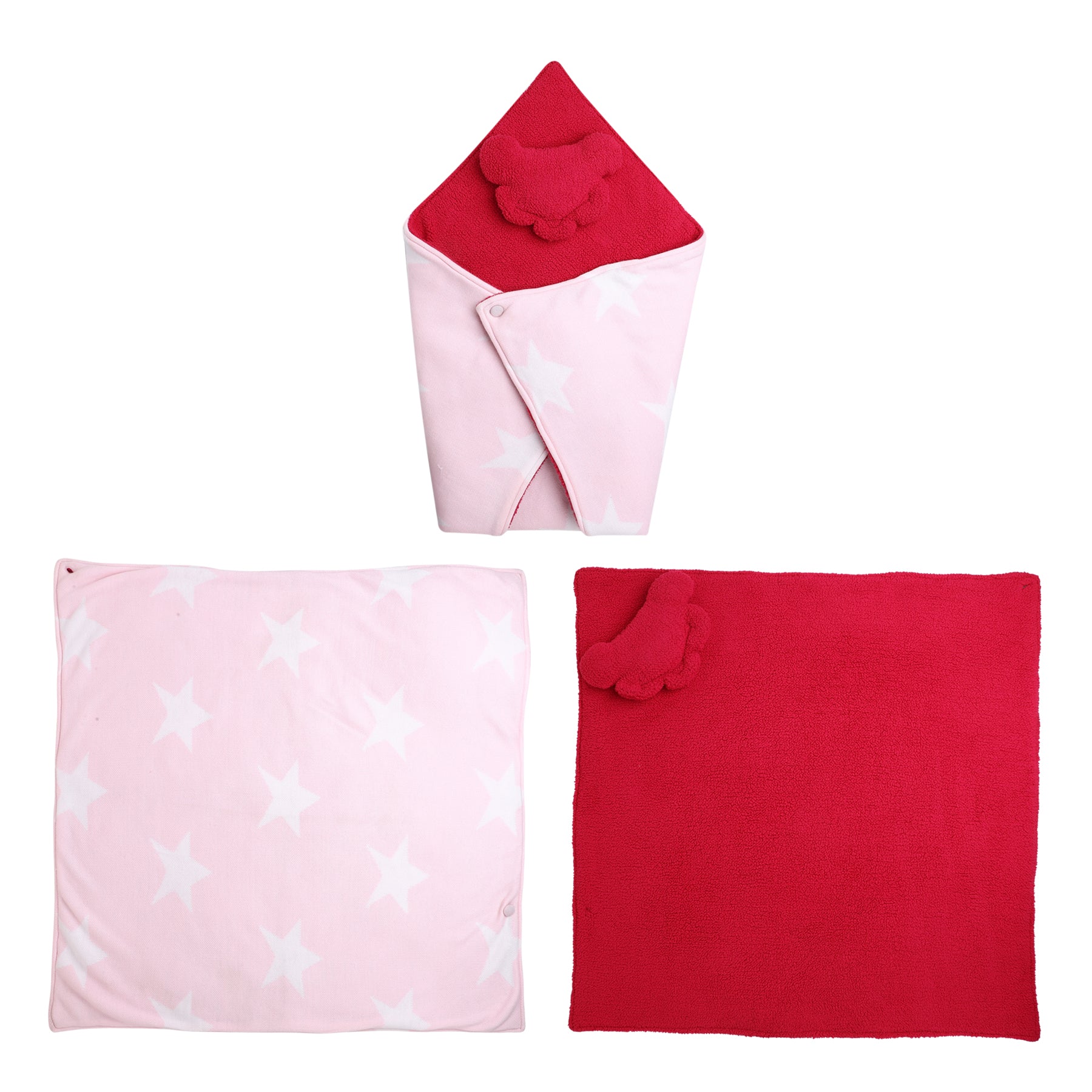 Knitted Baby Blanket – Soft & Reversible Wrap for Newborns | Premium Comfort & Warmth