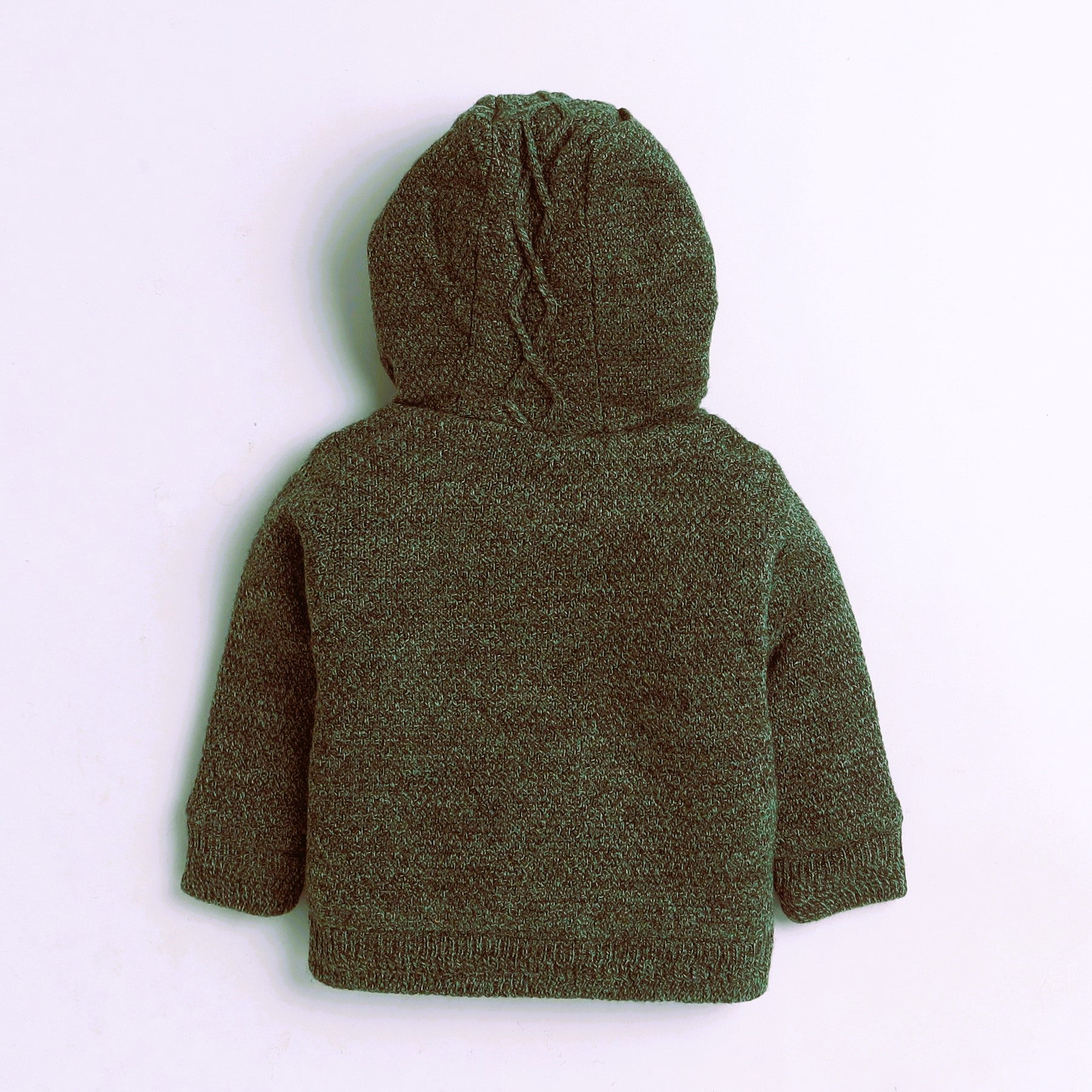Kids Hooded Cable Knit Jacket | Full Sleeve Zip-Up Winter Sweater with Fleece Lining | Soft Warm Knitted Hoodie for Boys