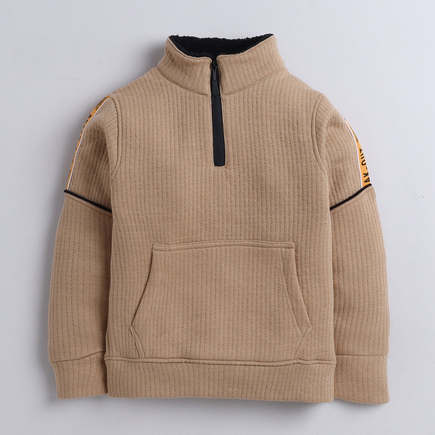 Boys Winter Co-Ord Set | Hoodie & Jogger Set for Kids | Warm Fleece Tracksuit with Zip Neck