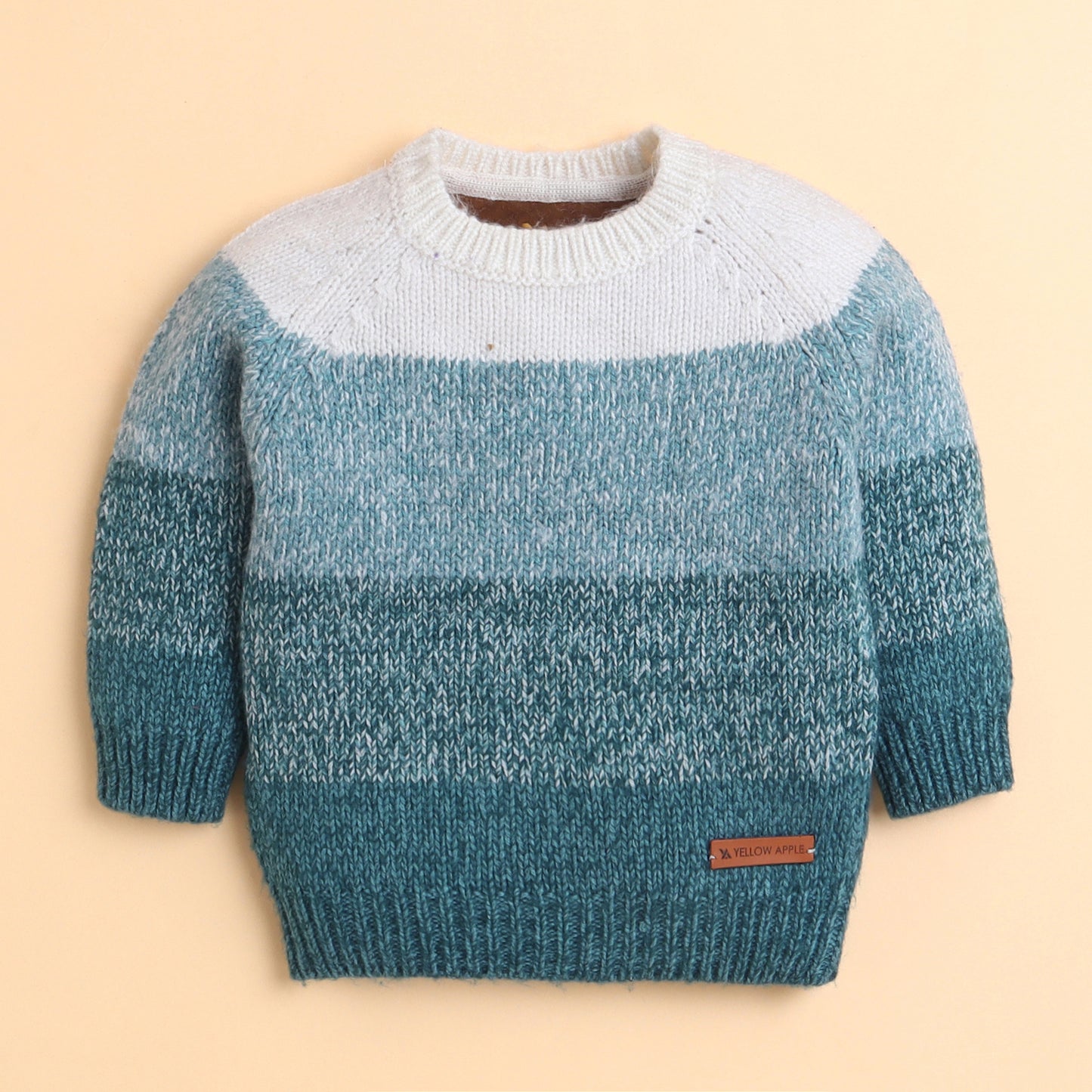 Yellow Apple-Warm Boys' Knit Sweater – Soft, Stylish & Comfortable Winter Wear