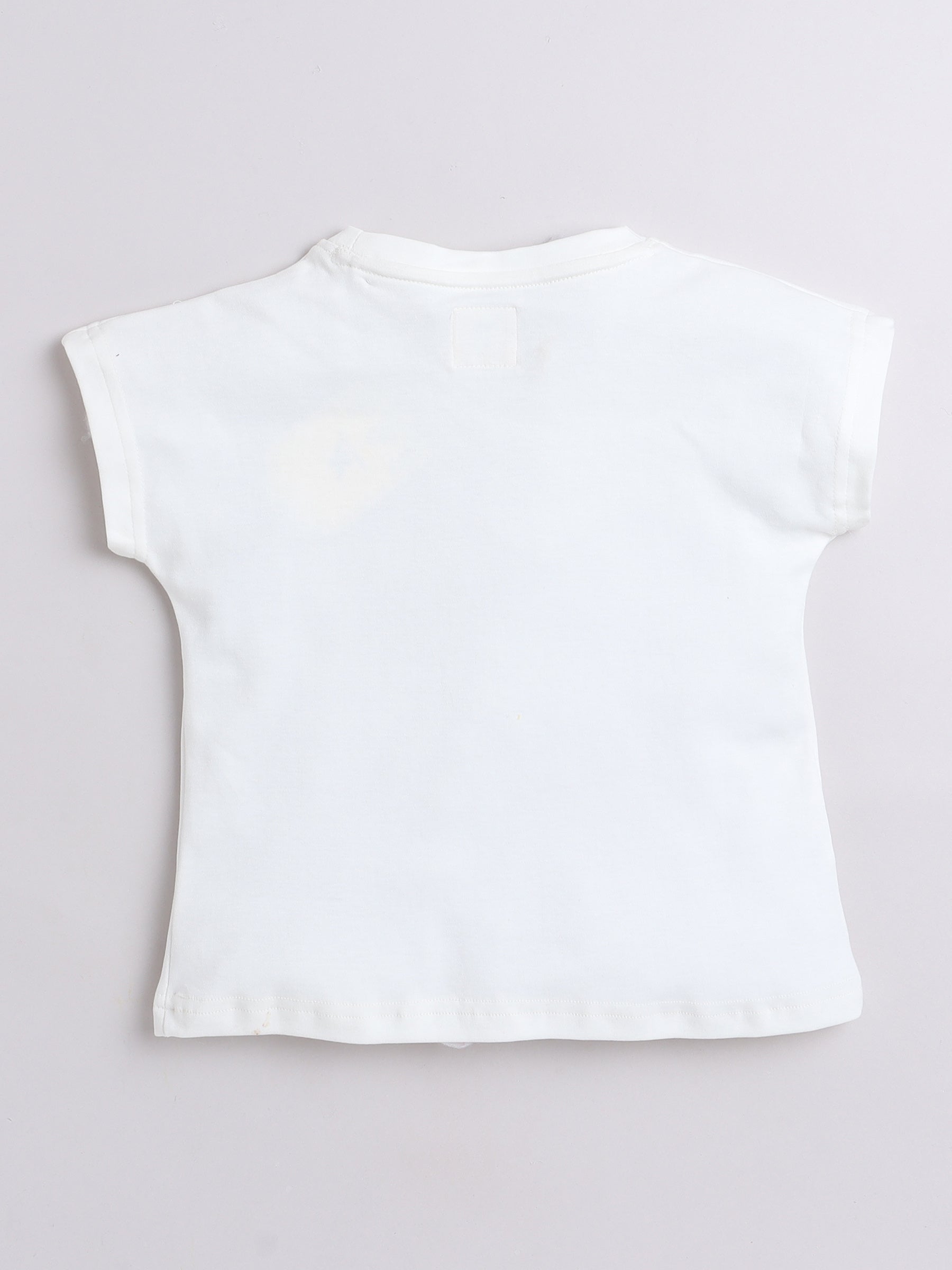 Designer Half Sleeve Cotton T-Shirts for Girls and Baby Girls