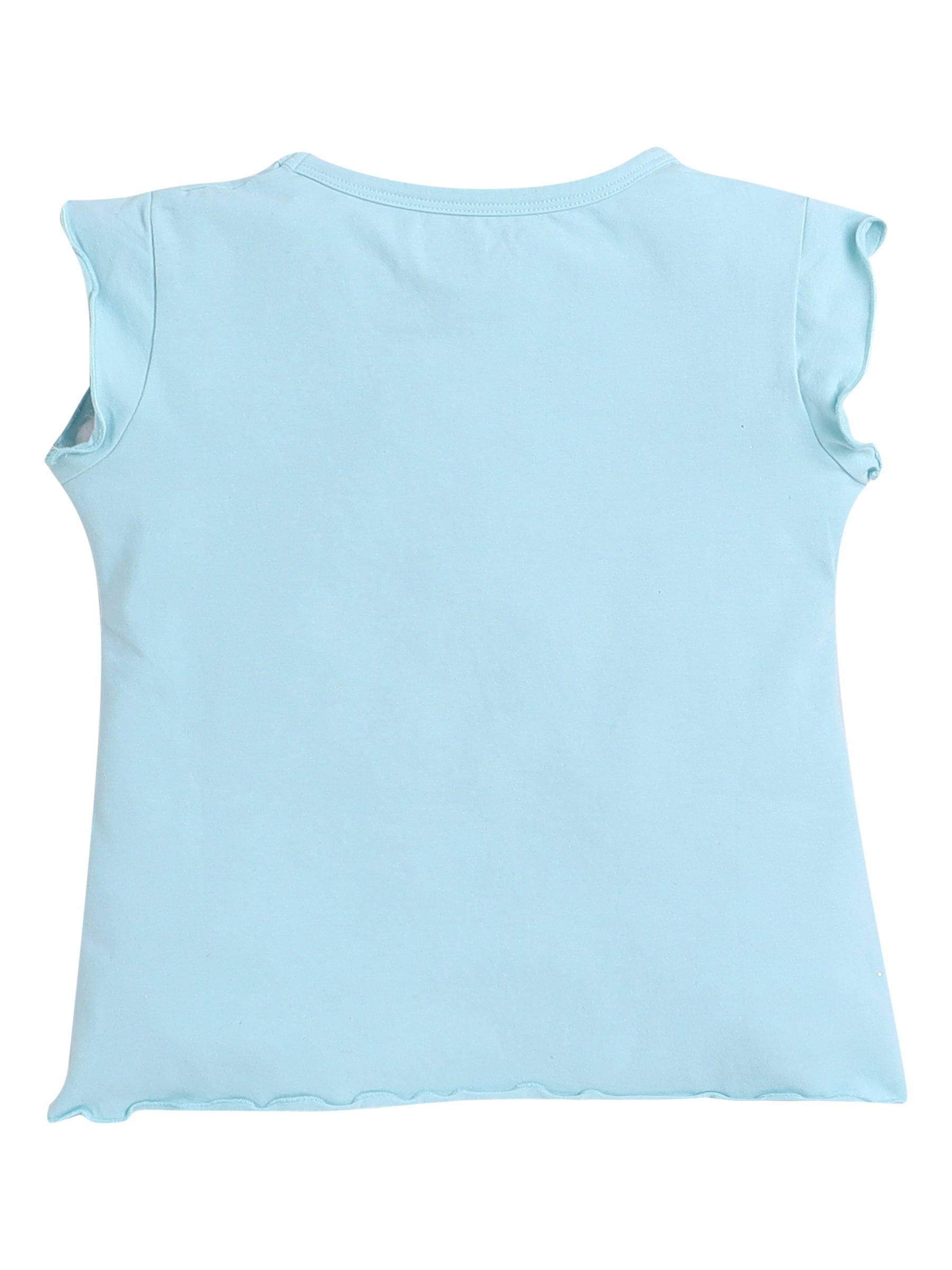 Half Sleeve Cotton T-Shirt-Set for Girls and Baby Girls