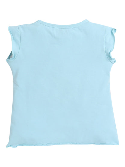 Half Sleeve Cotton T-Shirt-Set for Girls and Baby Girls