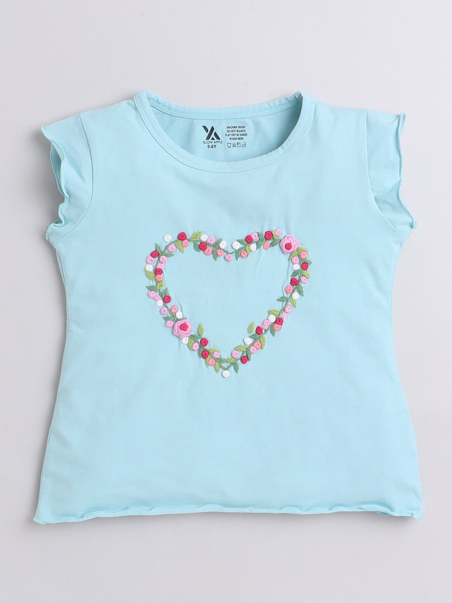 Half Sleeve Cotton T-Shirt-Set for Girls and Baby Girls