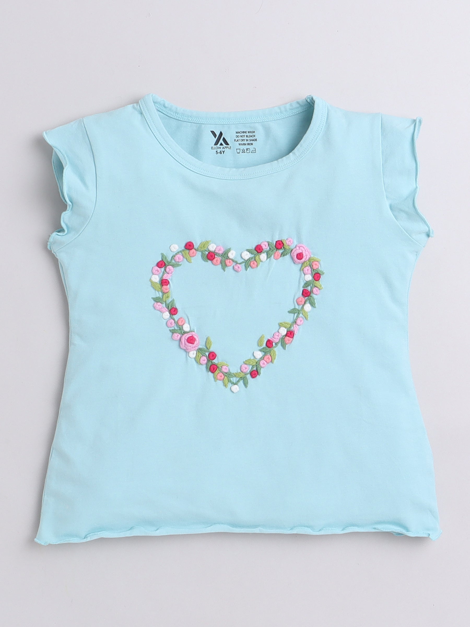 Half Sleeve Cotton T-Shirt-Set for Girls and Baby Girls