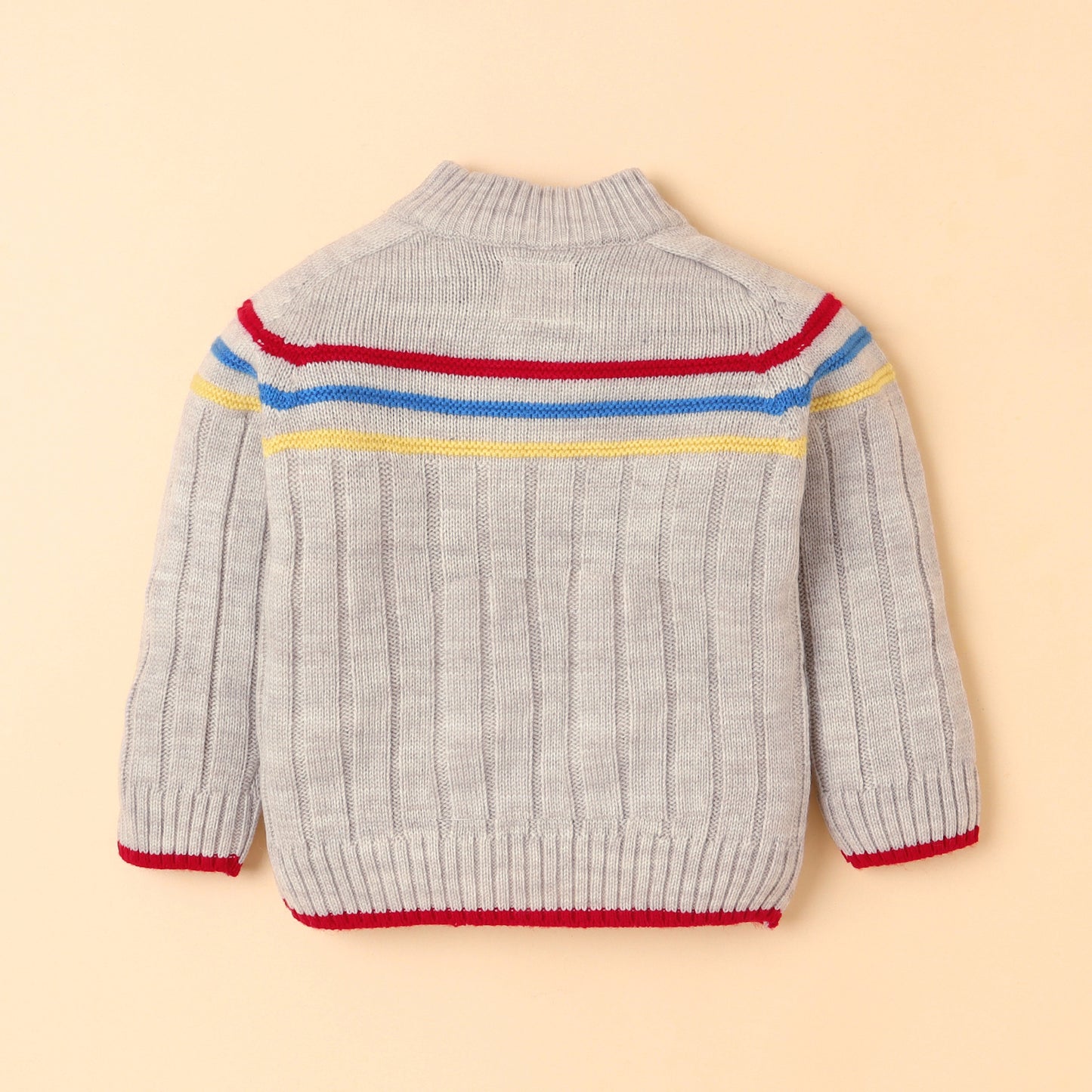 Yellow Apple-Warm Boys' Knit Sweater – Soft, Stylish & Comfortable Winter Wear