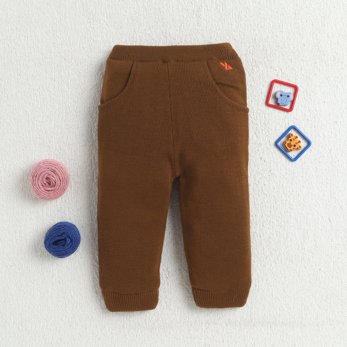 Yellow Apple  Cozy Winter Lowers for Unisex Baby & Kids – Ultra Soft Warm Jogger Pants for Boys & Girls