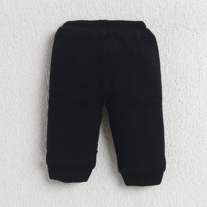 Yellow Apple Unisex Baby & Kids Winter Lowers – Soft Knit Warm Jogger Pants for Boys & Girls