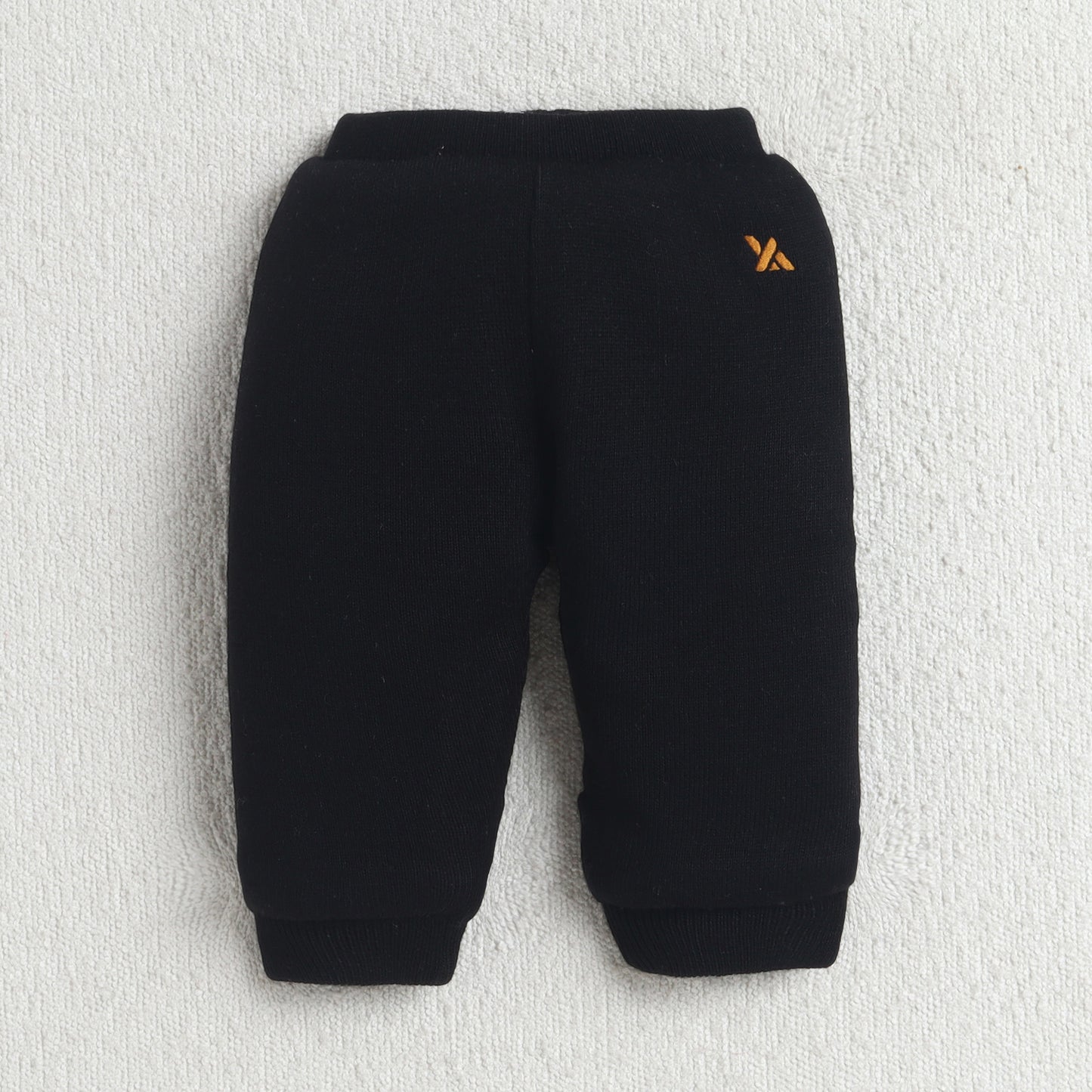 Yellow Apple Unisex Baby & Kids Winter Lowers – Soft Knit Warm Jogger Pants for Boys & Girls