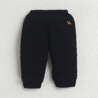 Yellow Apple Unisex Baby & Kids Winter Lowers – Soft Knit Warm Jogger Pants for Boys & Girls