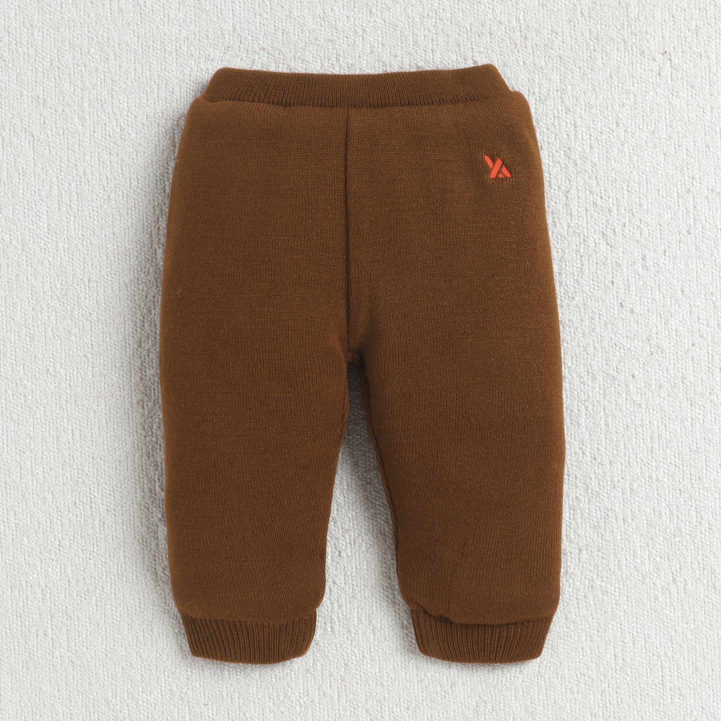 Yellow Apple Unisex Baby & Kids Winter Lowers – Soft Knit Warm Jogger Pants for Boys & Girls