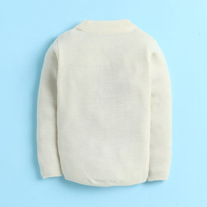 Unisex Baby & Kids Winter T-Neck Sweater | Warm Woollen Skivvy Pullover for Boys & Girls