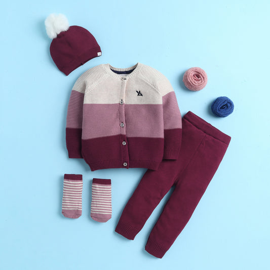 Yellow Apple Unisex Baby Clothing Set – All Season Comfort Wear | Soft, Stylish & Skin-Friendly