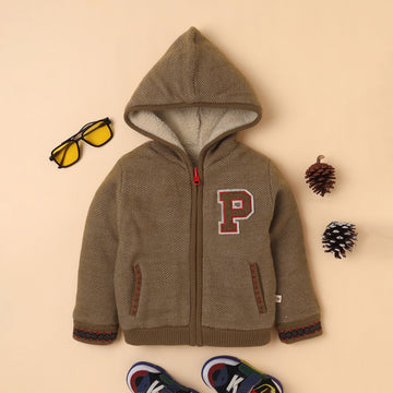 Boys Reversible Hoodie Jacket | Warm Fleece Lined Winter Wear for Kids | Stylish Zip-Up Hooded Sweatshirt