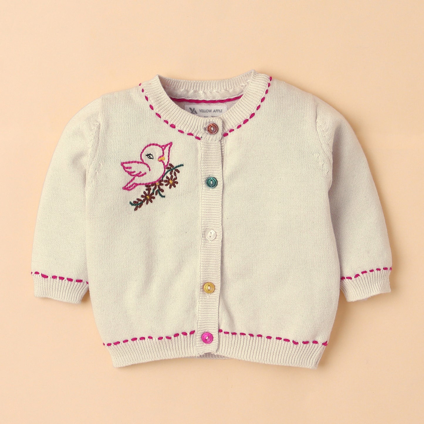 Yellow Apple Unisex Baby Wear Combo – All Season 4PCS Set | Lightweight, Warm & Comfortable