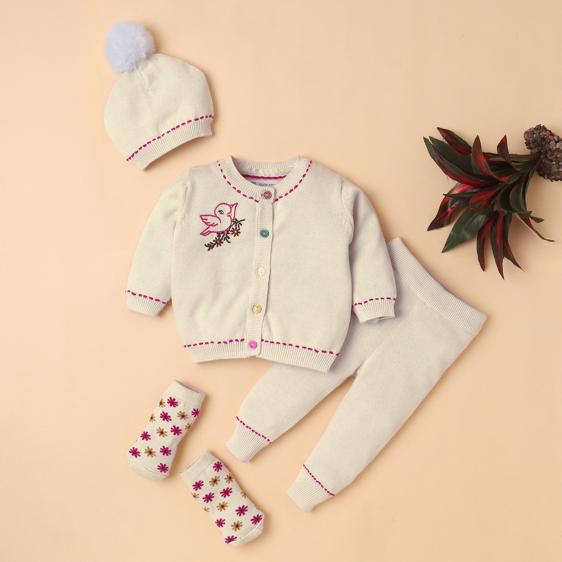 Unisex Baby Wear Combo – All Season 4PCS Set | Lightweight, Warm & Comfortable