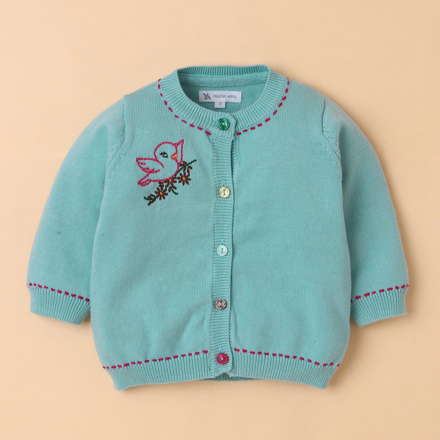 Yellow Apple Unisex Baby Wear Combo – All Season 4PCS Set | Lightweight, Warm & Comfortable