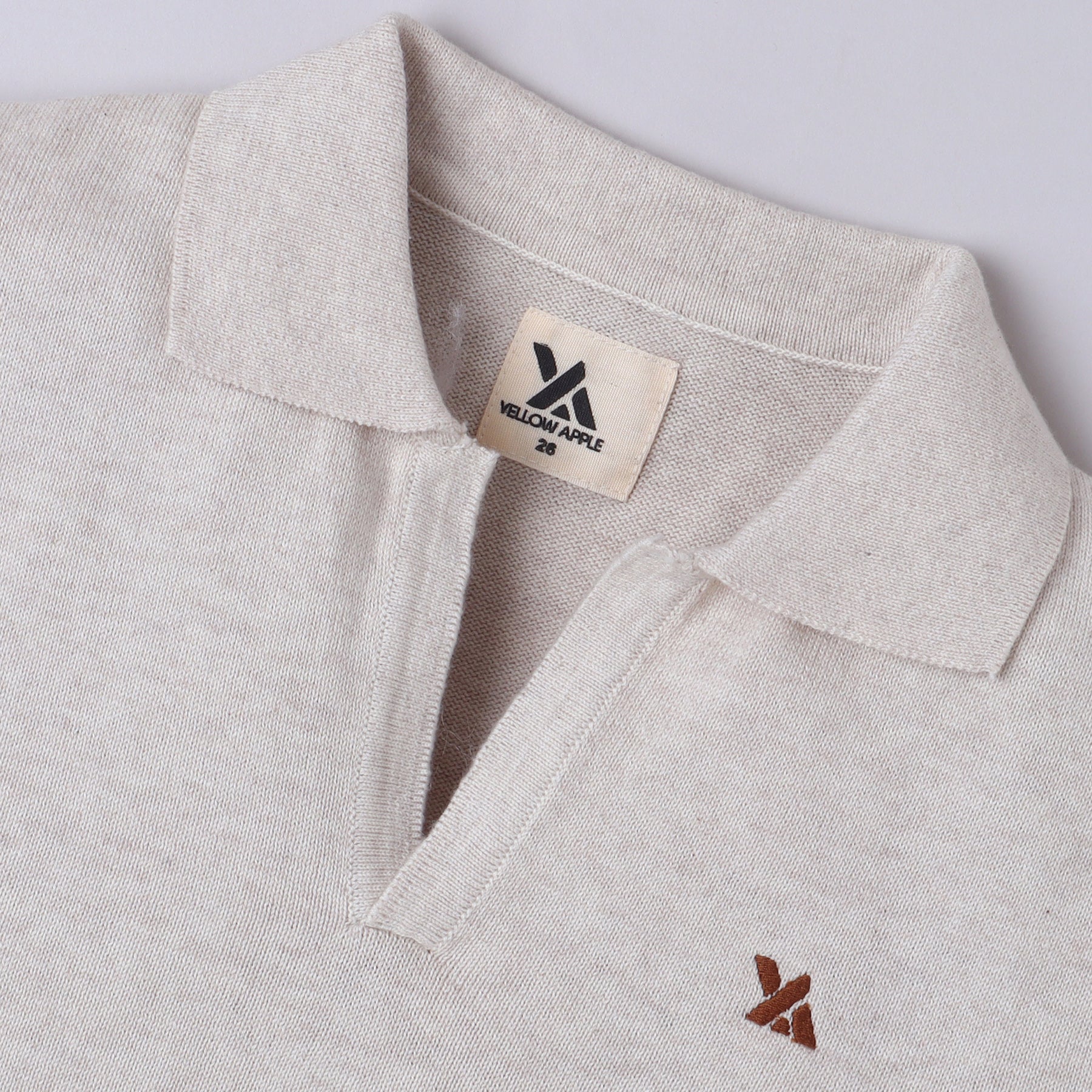 Boys Cable Knit Polo T-Shirt, Soft Cotton Half Sleeve Collar Tee for Boys, Casual Summer Wear