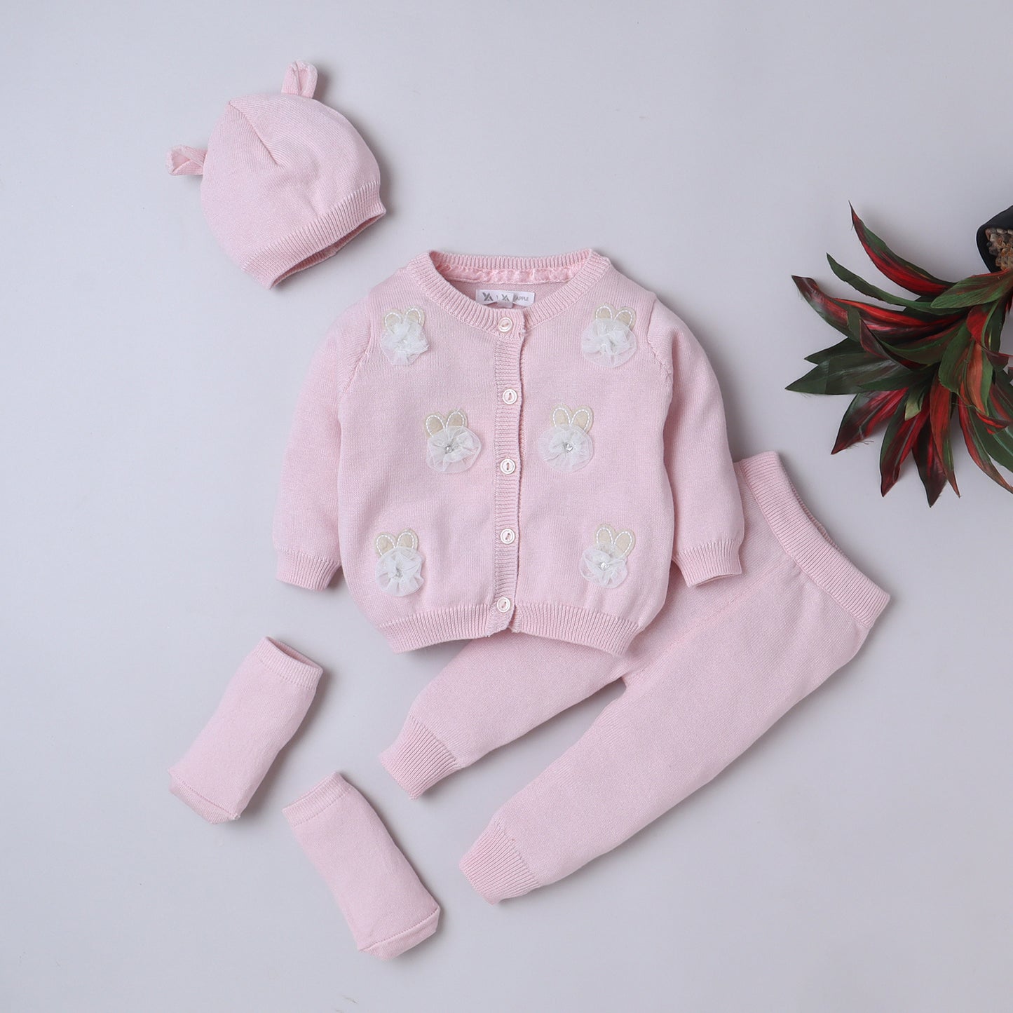 Yellow Apple Unisex Baby Winter & All Season Set – Soft, Breathable & Comfortable Knitwear