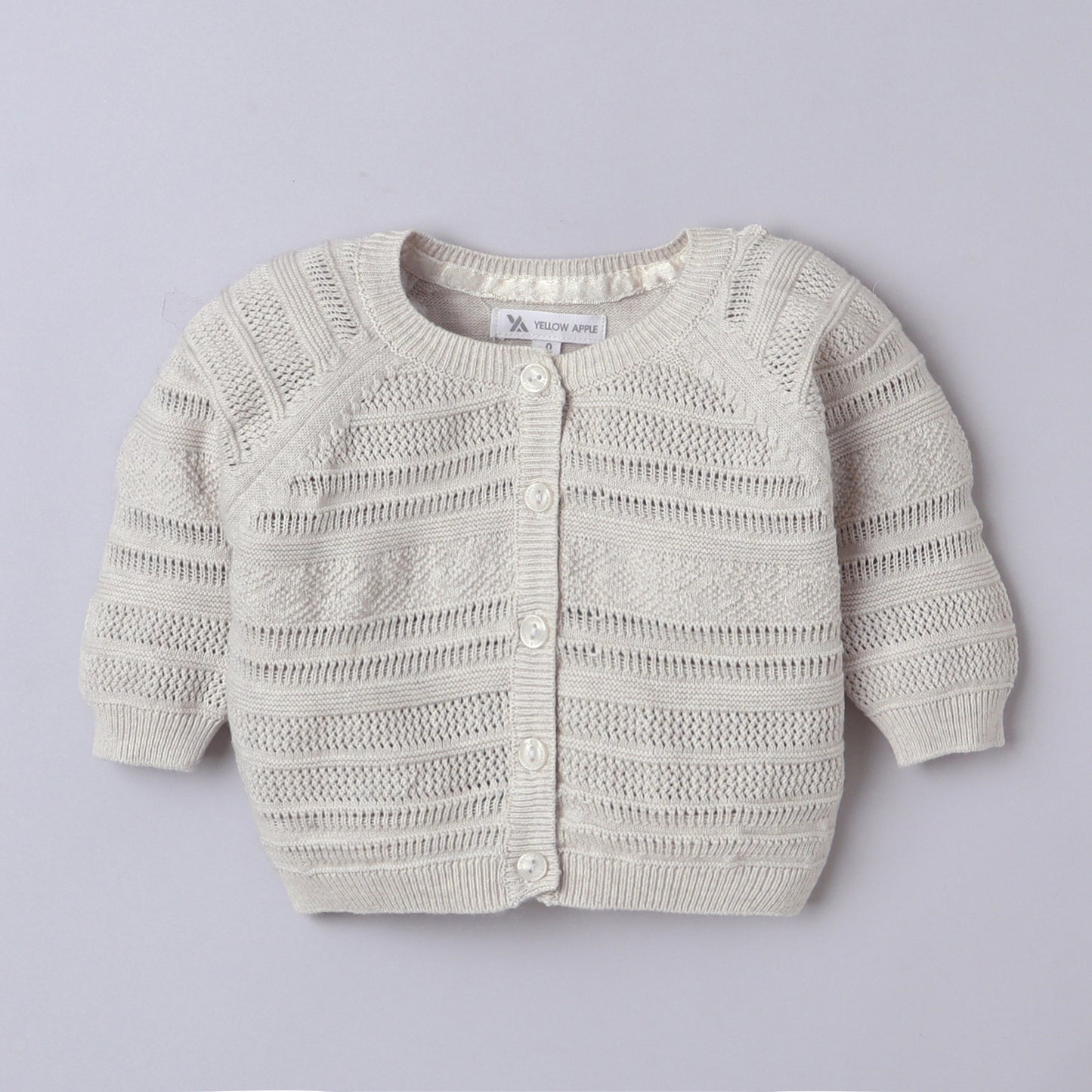 Yellow Apple Premium Baby Knitwear Set – Sweater, Pants, Hat & Socks | Soft, Stylish & Cozy