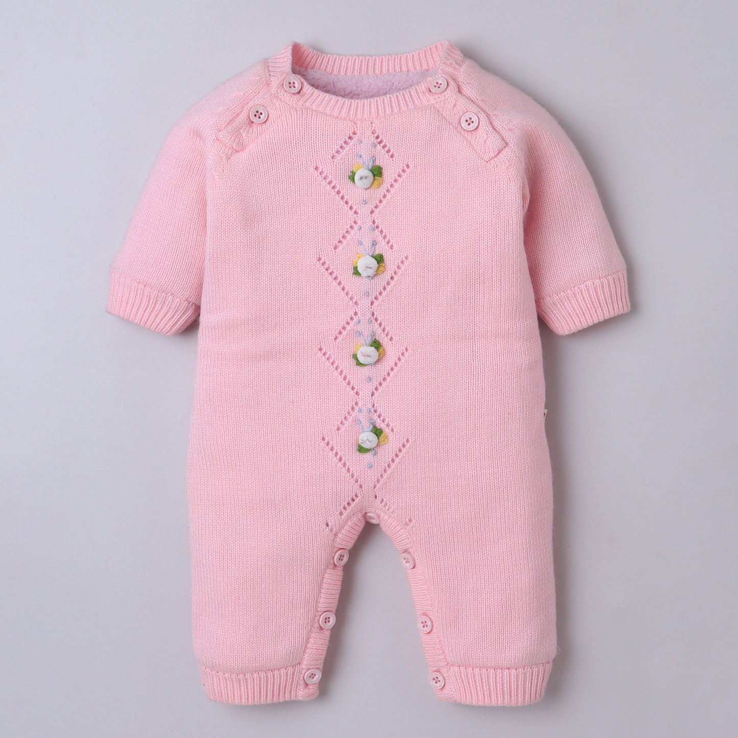Yellow Apple Rompers/Hoodie/Sweater/Sleepsuits/Jumpsuit/Night Suits for Baby Boys & Girls, Infants, New Borns with Inner Fur Fleece