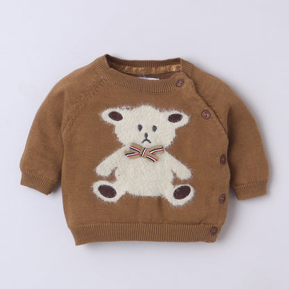 Yellow Apple Premium Baby Knitwear Set – Sweater, Pants, Hat & Socks | Soft, Stylish & Cozy