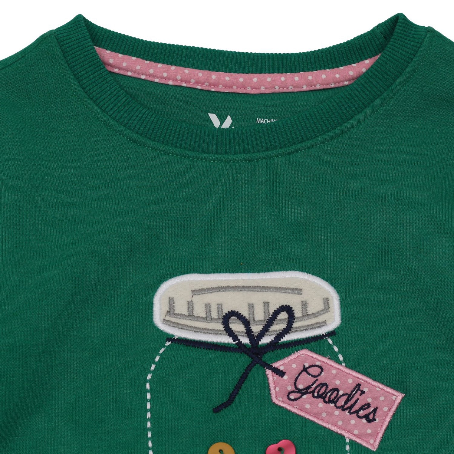 Beautiful Green Color Woolen Warm Sweater Full Sleeve for Girls