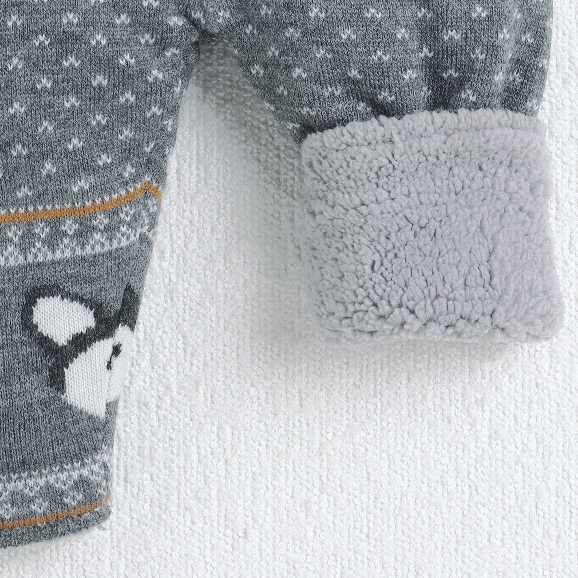 Baby Winter Fur Co-Ord Set | Hooded Fur Cardigan & Matching Pants | Soft Warm Baby Winter Clothing