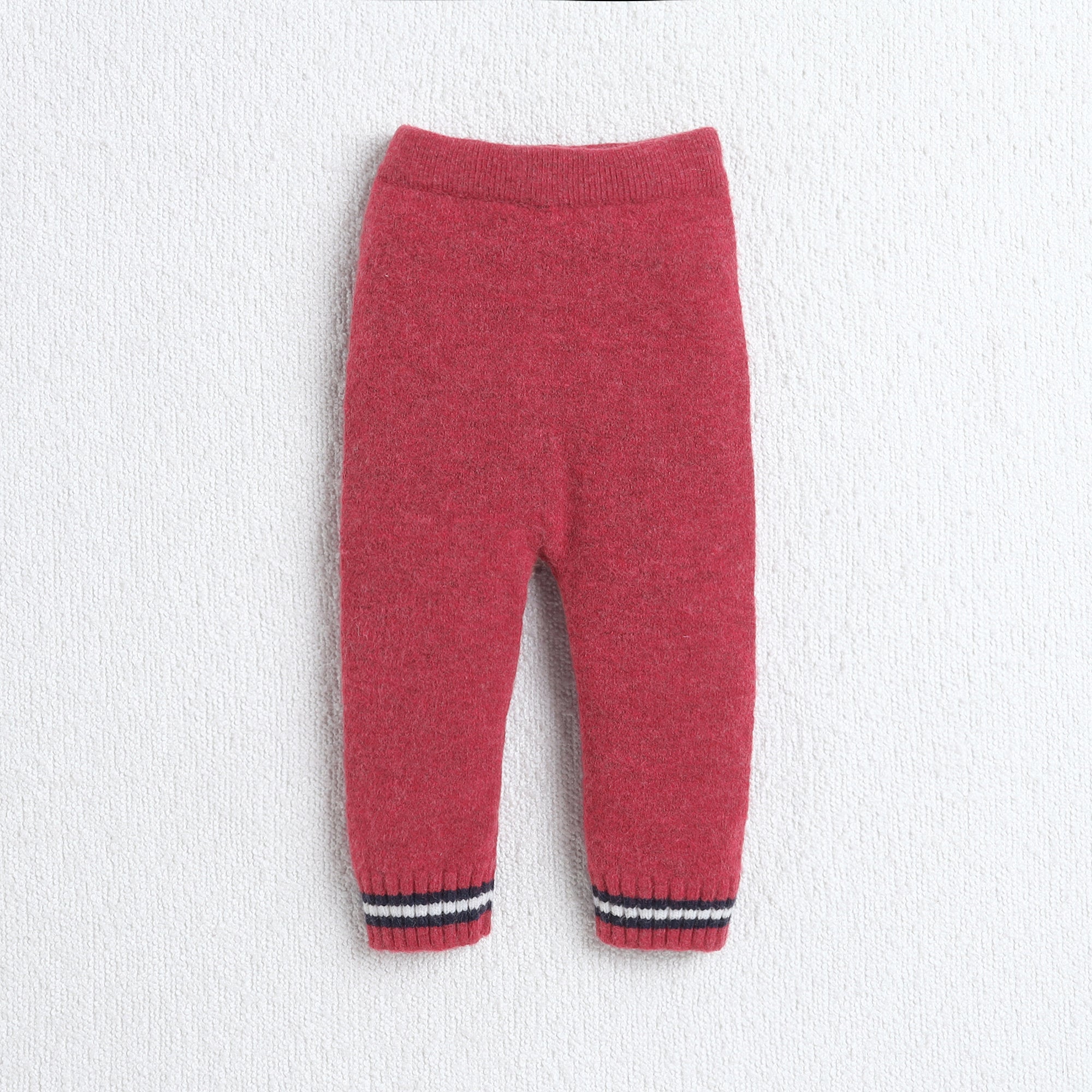Baby 3-Piece Knit Clothing Set | Soft Warm Animal Embroidered Sweater, Knit Pants & Pom-Pom Beanie | Cozy Winter Outfit for Babies