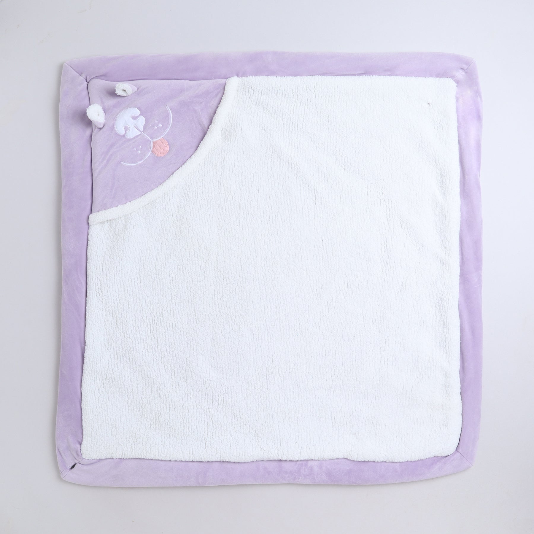 Soft Baby Hooded Blanket |Plush Winter Wrap for Newborns & Toddlers with Cute Ears