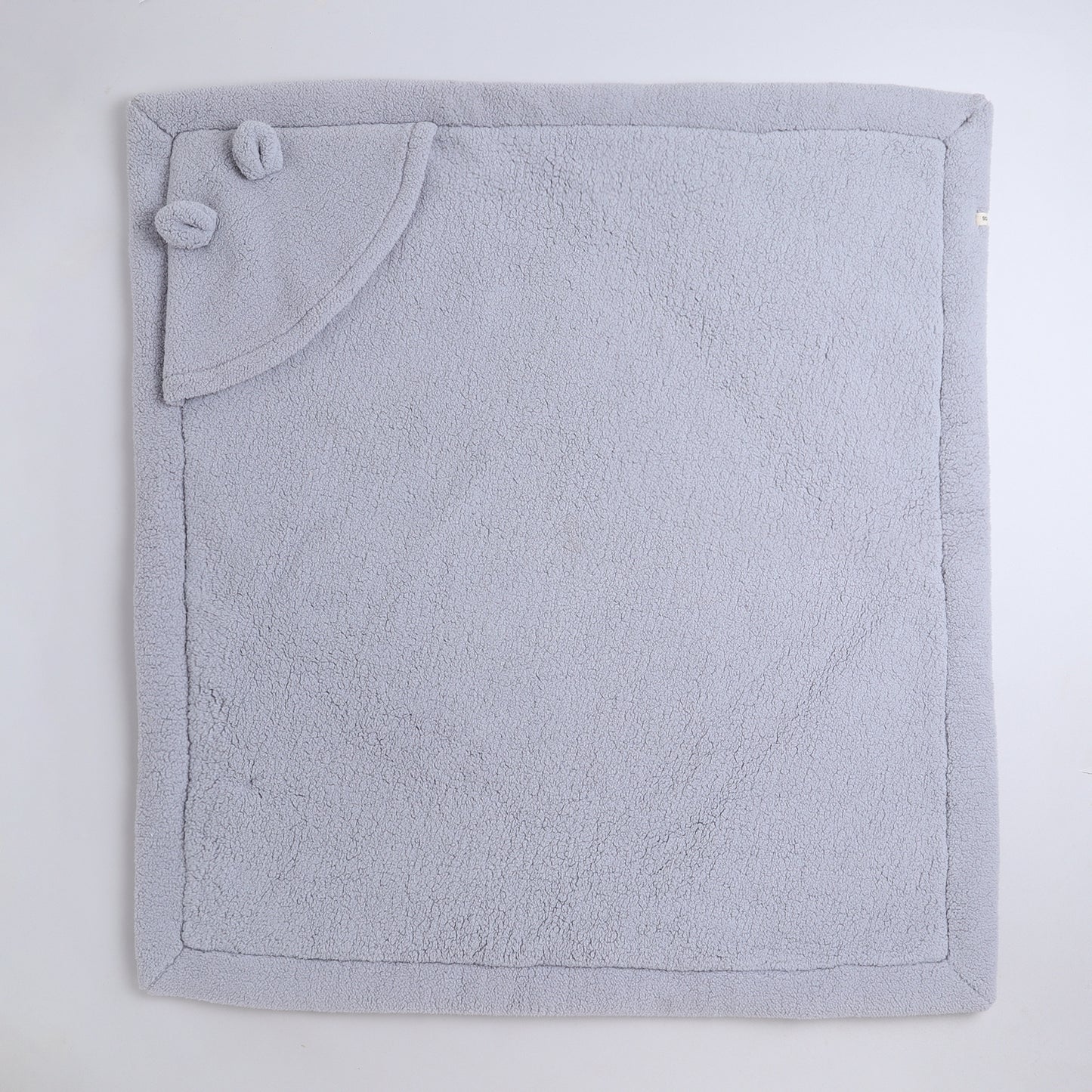 Yellow Apple Plush Baby Hooded Blanket | Ultra Soft Winter Baby Wrap with Ears