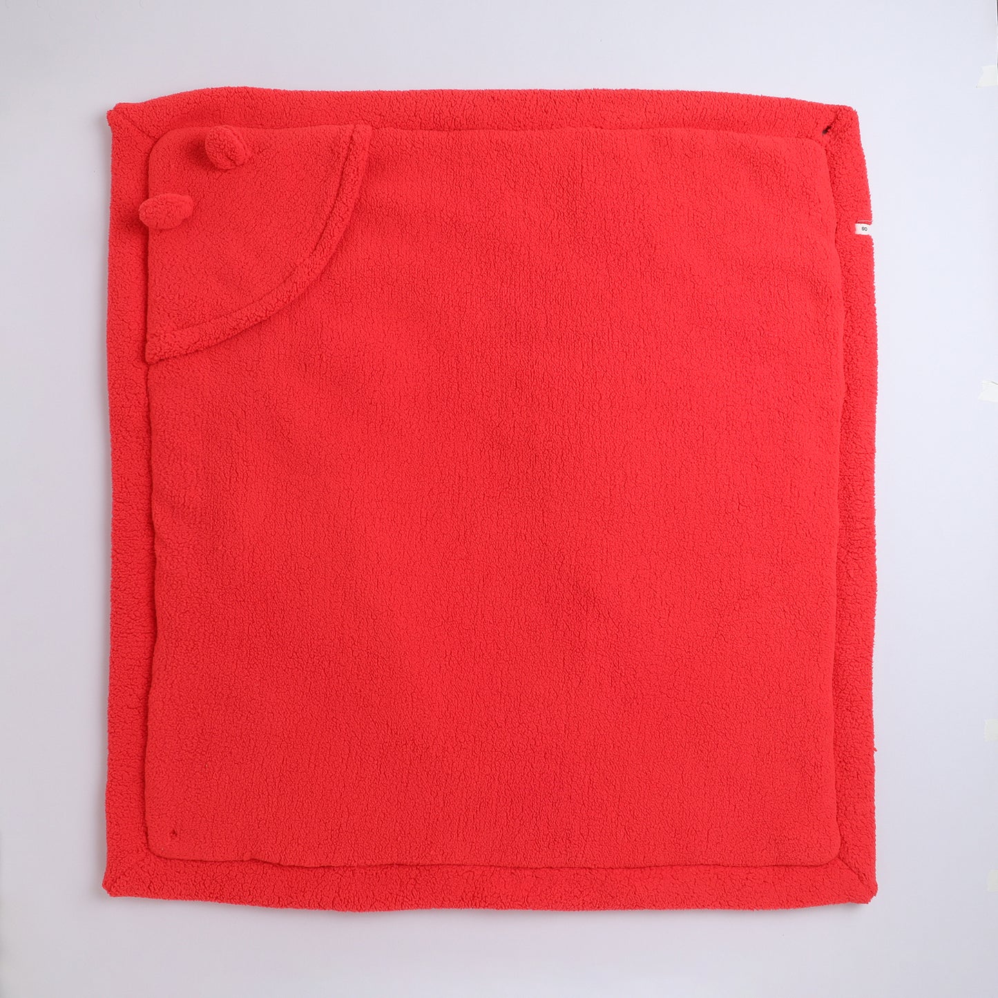 Yellow Apple Plush Baby Hooded Blanket | Ultra Soft Winter Baby Wrap with Ears