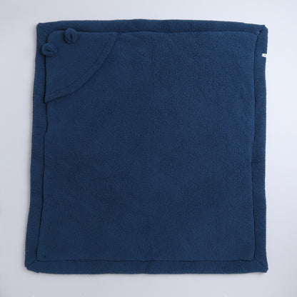 Yellow Apple Plush Baby Hooded Blanket | Ultra Soft Winter Baby Wrap with Ears