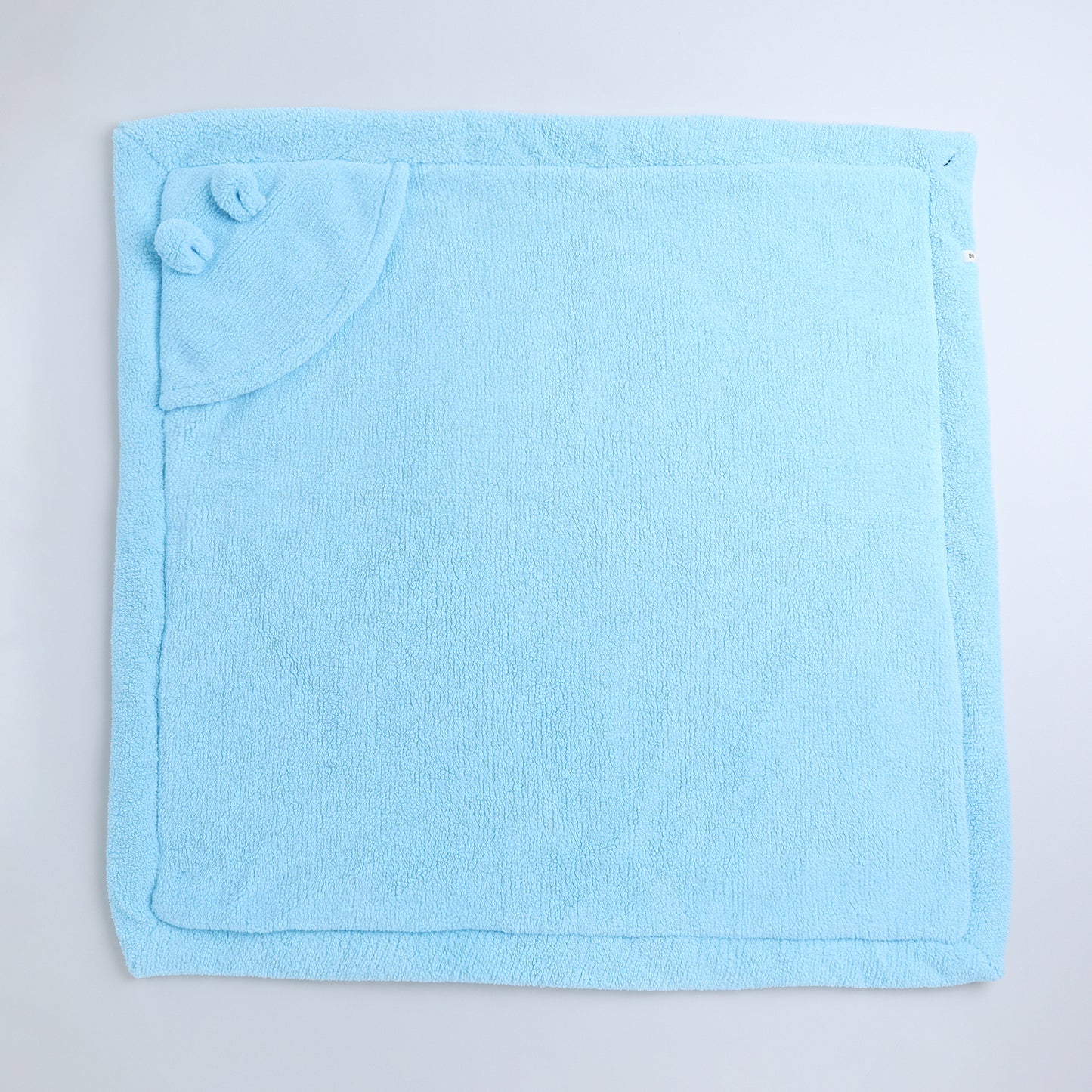 Yellow Apple Plush Baby Hooded Blanket | Ultra Soft Winter Baby Wrap with Ears