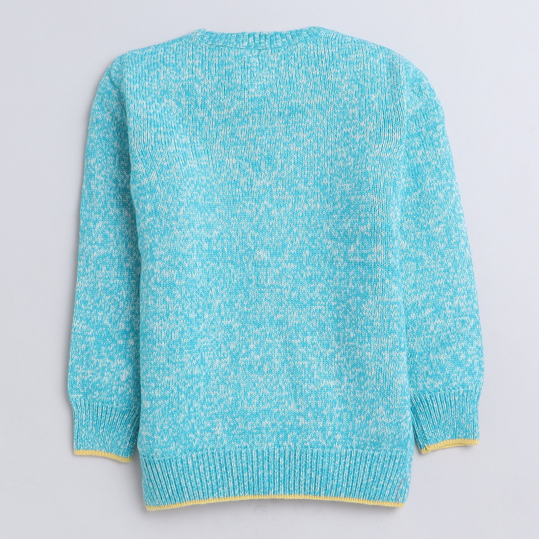 Cozy Roar Girl’s Tiger Sweater – Aqua Blue Fun