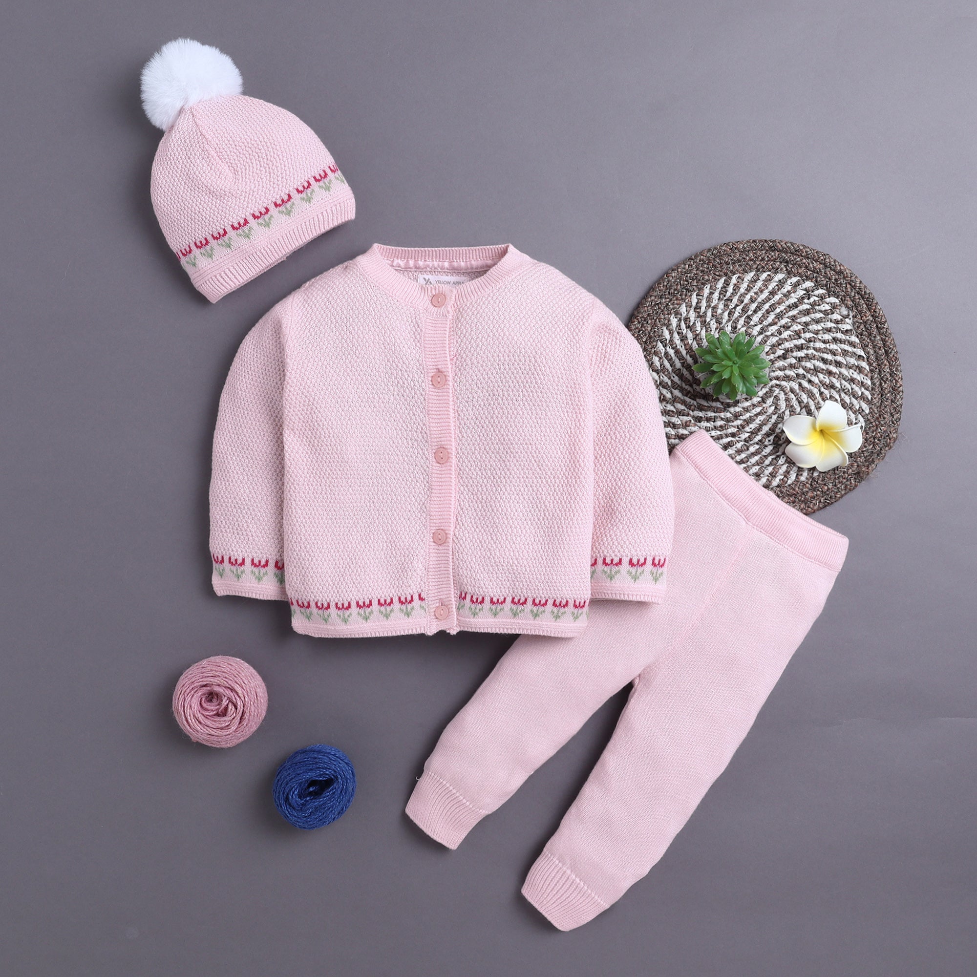 Everyday Unisex Baby Set – All Season Soft Knit Outfit | Stylish & Cozy Combo