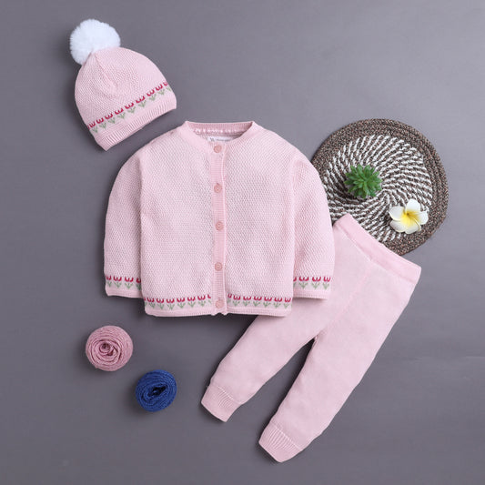 Yellow Apple Everyday Unisex Baby Set – All Season Soft Knit Outfit | Stylish & Cozy Combo