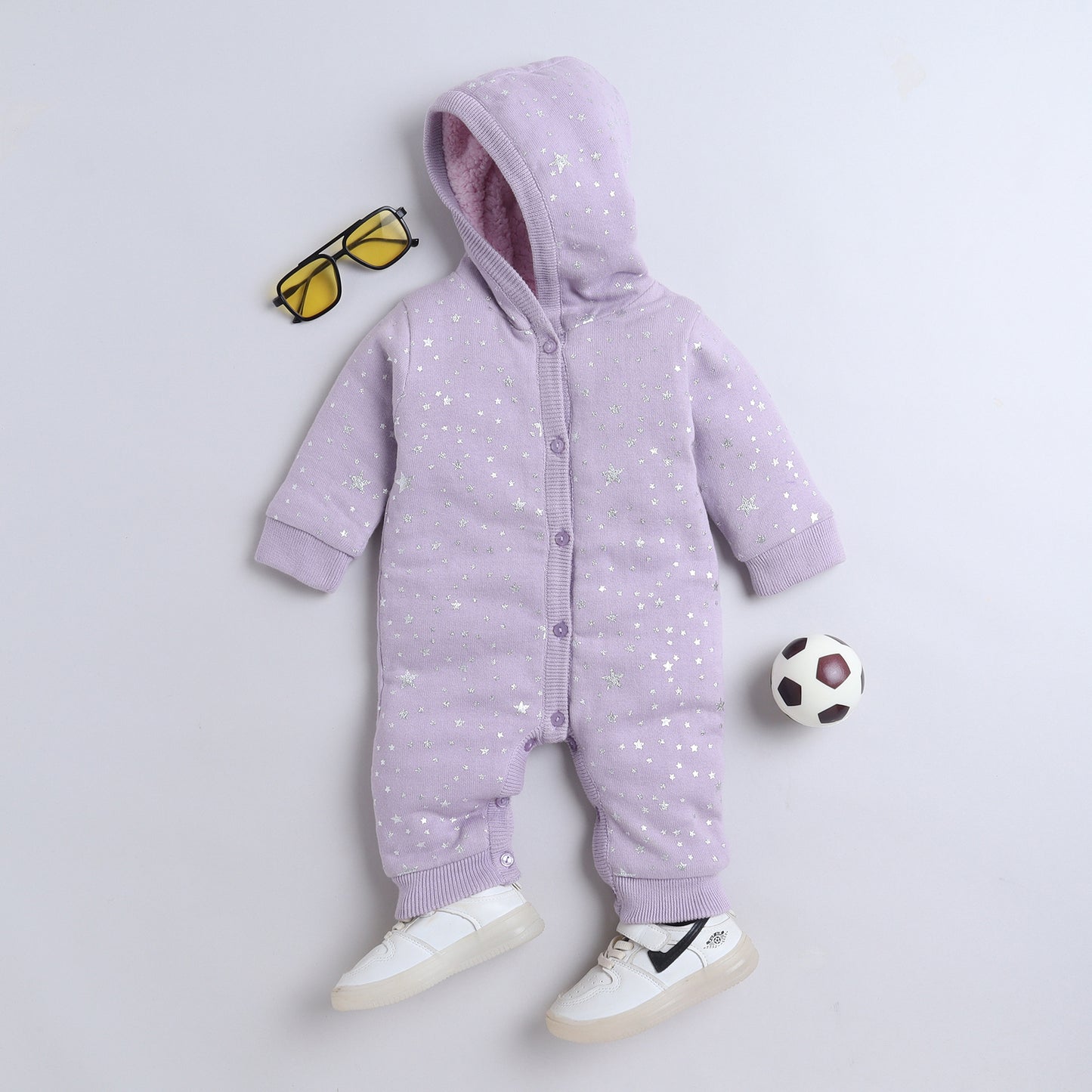 Babies Woolen Romper  With Inner Fleece