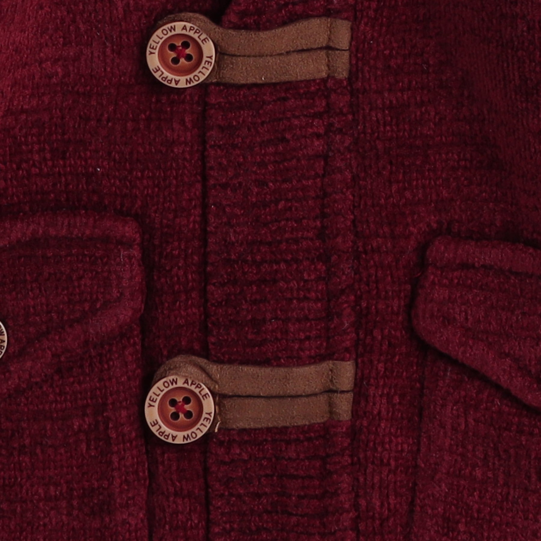 Kids Hooded Knitted Winter Cardigan with Fleece Lining | Warm Button-Up Sweater Jacket for Boys