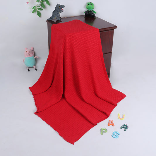 Newborn Baby Cotton Blanket – Soft, Breathable & Cozy | Lightweight All Season Unisex Baby Wrap for Everyday Comfort