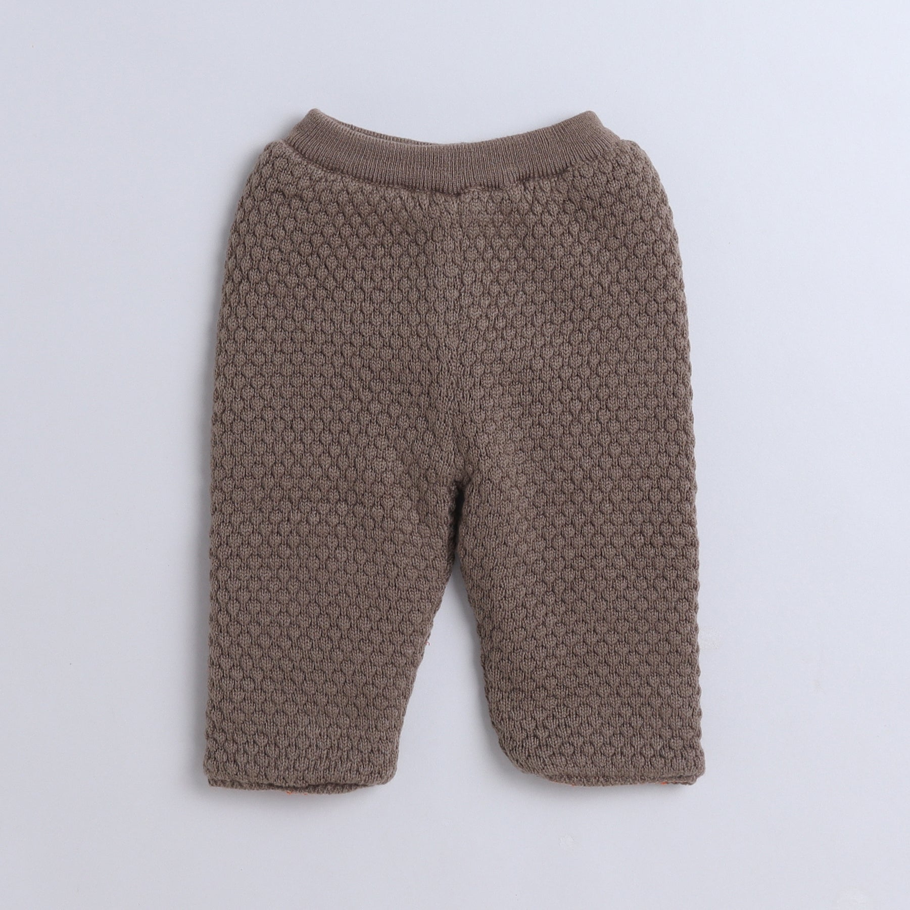 Baby Winter Knitted Hooded Co-Ord Set with Fleece Lining | 2-Piece Warm Cardigan & Pants Set for Infants & Toddlers