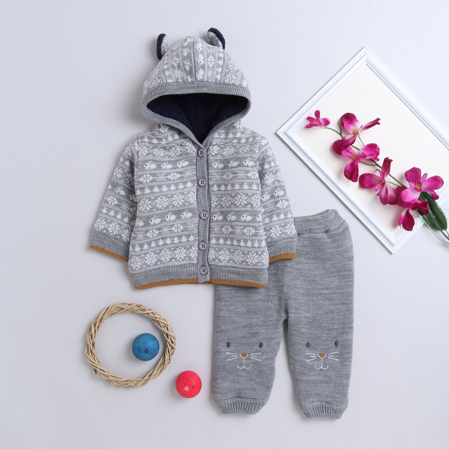 Cute Warm Baby Set