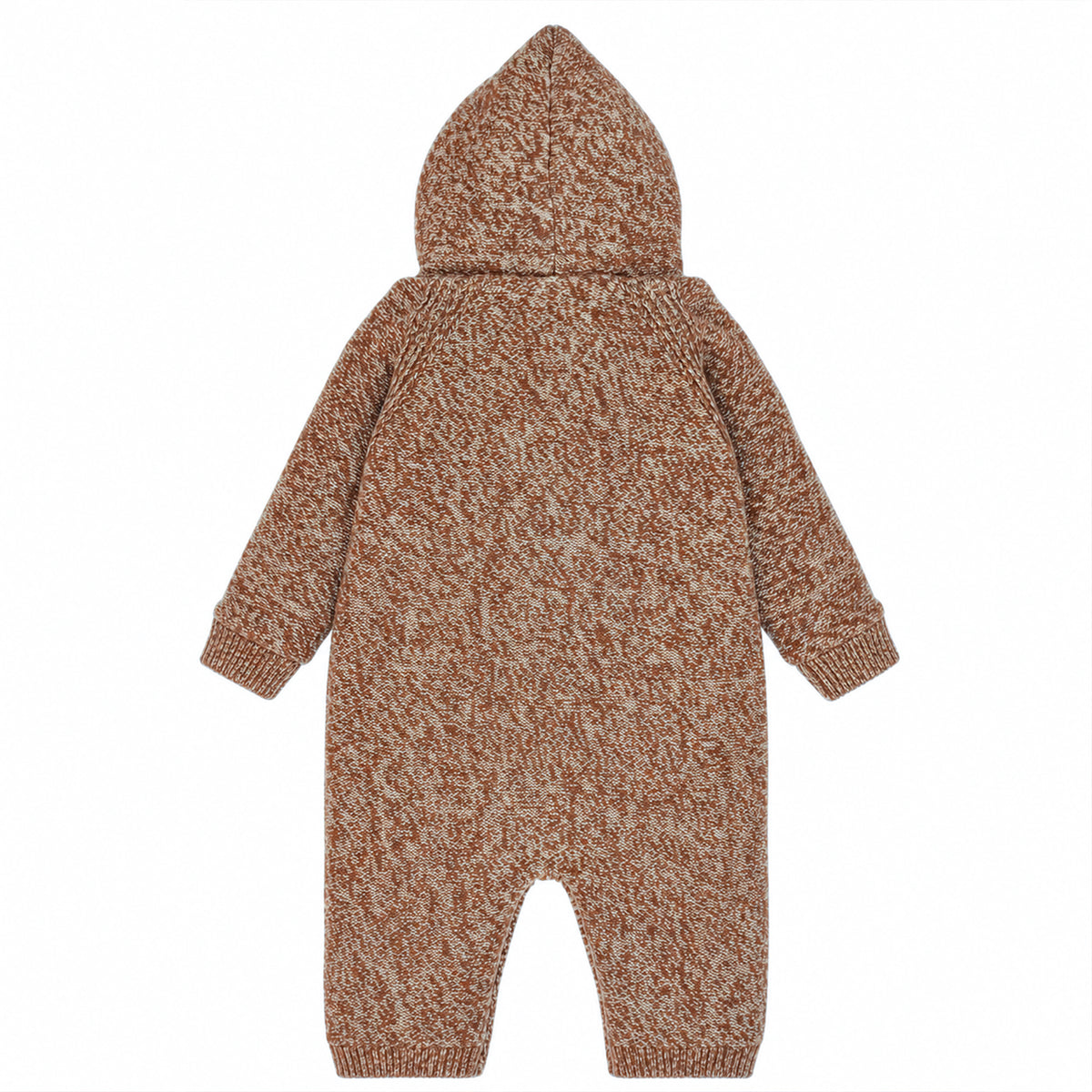 Baby Boys' Hooded Winter Romper Suit – Acrylic Outer with Polyester Inner Lining
